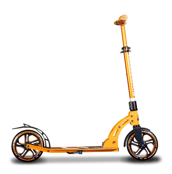 Load image into Gallery viewer, Six degrees 2-wiel Step Opvouwbaar Voetrem Oranje Zwart
