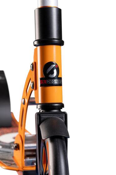 Load image into Gallery viewer, Six degrees 2-wiel Step Opvouwbaar Voetrem Oranje Zwart
