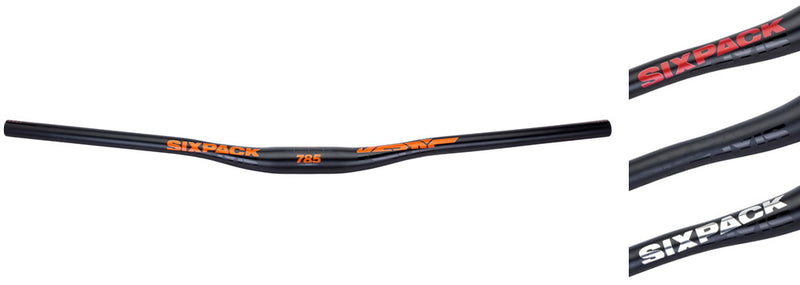 Load image into Gallery viewer, Sixpack racing vertic 785x35mm riser handlebar
