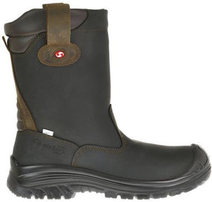 Sixton peak 81411-06 ranch laars hdry hoog s3 kn +esd | zwart bruin | maat 45 - 00.091.125.45
