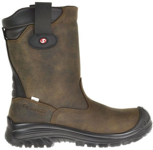 Afbeelding laden in galerijviewer, Sixton peak 81411-07 ranch laars hdry hoog s3 + kn gevoerd | bruin zwart | maat 42 - 00.091.126.42
