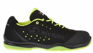 Sixton peak 91328-01 cuban laag s1p | zwart geel | maat 44 - 00.091.010.44