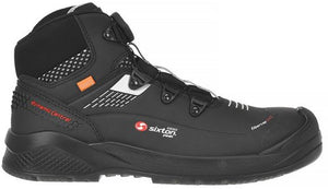 Sixton peak muscle boa hoog 43488-01 s3 | zwart grijs | maat 42 - 8053470577895