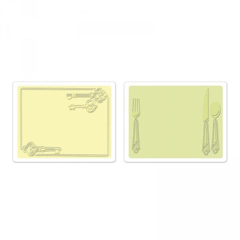 Load image into Gallery viewer, Sizzix • 3d textured impressions embossing place setting keys
