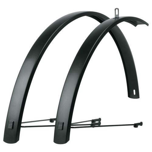 Load image into Gallery viewer, Sks spatbordset 28 (622) edge al 56mm aluminium mat-zwart
