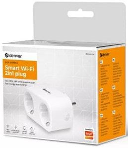 Afbeelding laden in galerijviewer, Enzo slimme stekker 3600w wifi 2-voudig denver - 6980102
