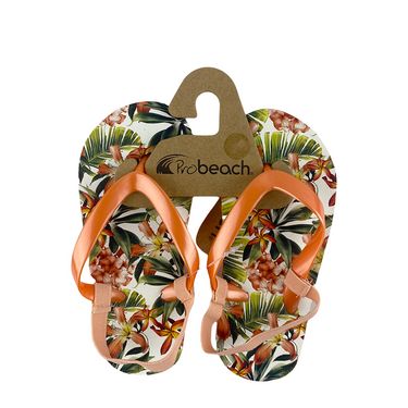 Slipper kind lily flower oranje maat 21