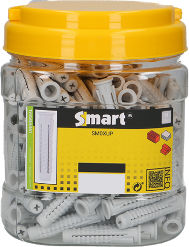 Pgb-europe smart nylon universeelplug | xup 8x40 250 - sm0xupn00080040n