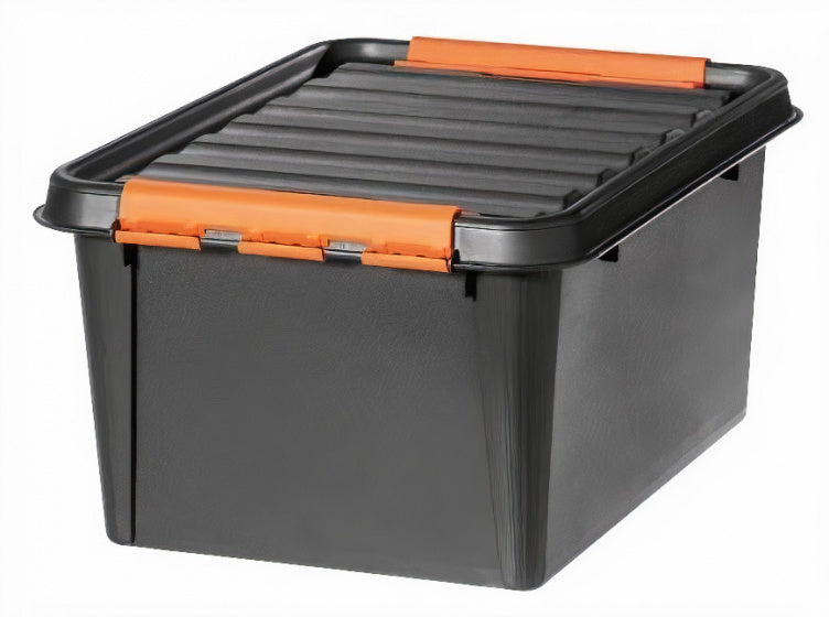 Load image into Gallery viewer, Smartstore 31 Opbergbox 32 Liter Polypropyleen Zwart
