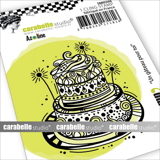 Carabelle studio • cling stamp small un gâteau pour toi