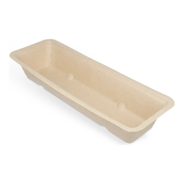 Takeaware snackbakje a16 bagasse pfas-vrij (500 stuks)