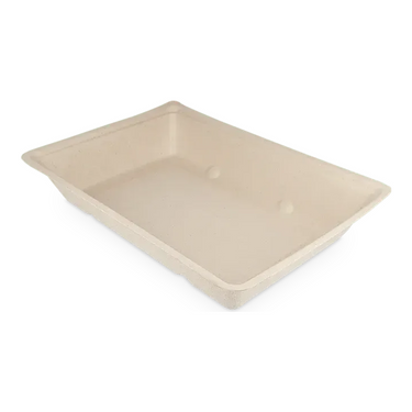 Takeaware snackbakje a50 bagasse pfas-vrij (500 stuks)