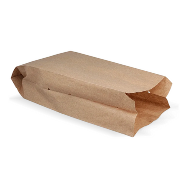 Snackzak geperforeerd kraft nr.27 bio (1 pond)(1200 stuks)