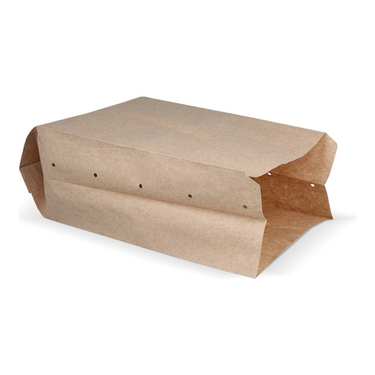 Snackzak geperforeerd kraft nr.28 bio (2 pond)(1000 stuks)