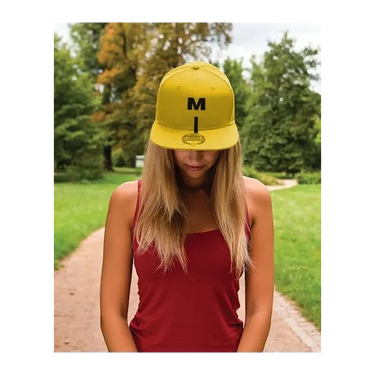 snapback cap mibo yellow