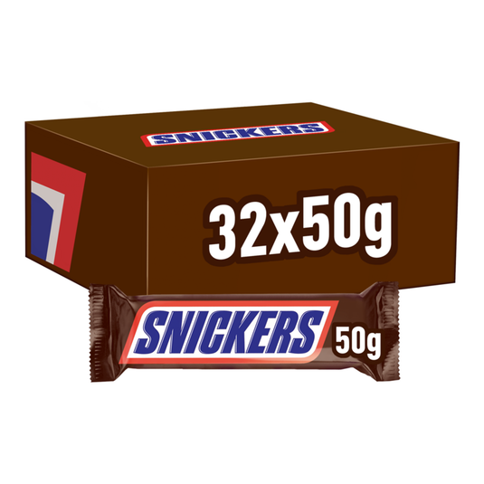 Chocoladereep snickers 50 g 461136 nougat, caramel, pinda's chocolade