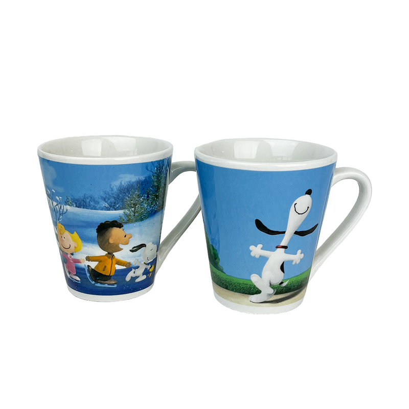 Afbeelding laden in galerijviewer, Snoopy mokkenset 250ml 2-delig
