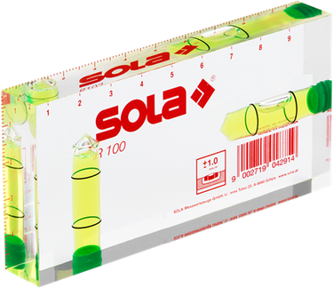 Sola architecten waterpas 100x50x15mm r 100 display van 10 stuks (kim waterpas) - 01622142