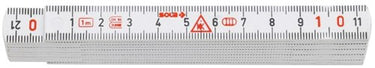 Sola vouwduimstok kunststof 1mtr 10-ledig wit, wit, eg-klasse 3 hkm1 10w sb - 53031301 - 53031301
