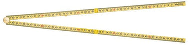 Sola hk 2 10g duimstok - kunststof - geel - 2m