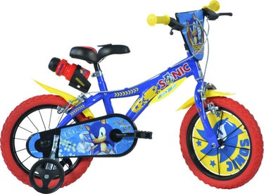 Dino 14 Inch 24 cm Jongens Knijprem Blauw Geel