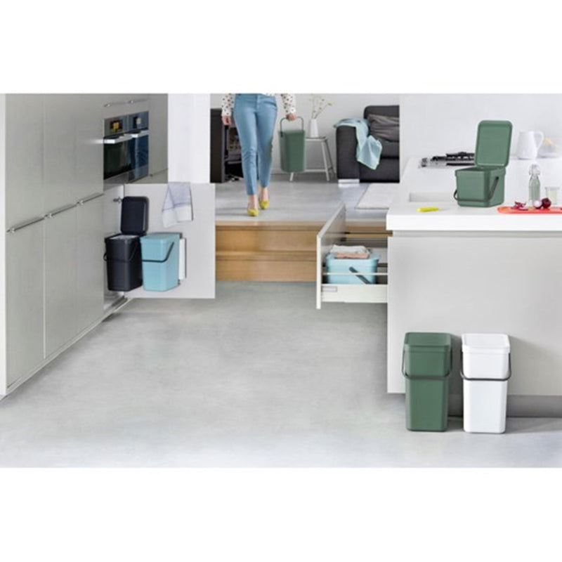 Load image into Gallery viewer, Brabantia sort go afvalbak 12l grijs
