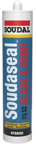 Soudal soudaseal glass paint | beglazingskit | zwart | 290 ml - 155364
