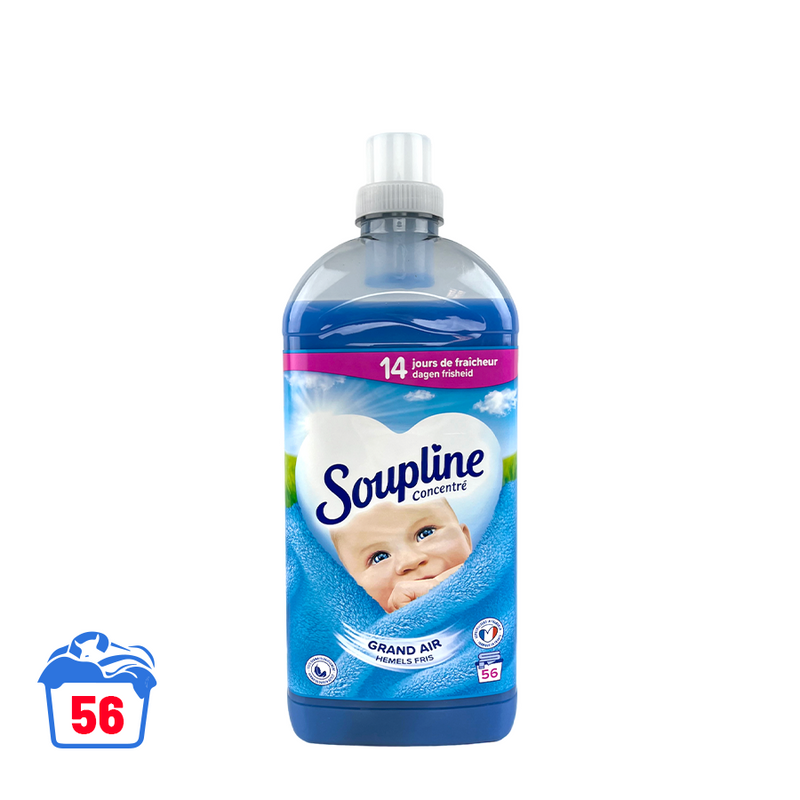 Afbeelding laden in galerijviewer, Soupline wasverzachter hemels fris 1300ml
