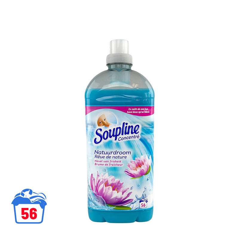 Afbeelding laden in galerijviewer, Soupline wasverzachter natuurdroom nevel van frisheid 1300ml
