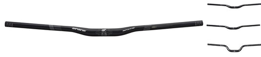 Spank spike 800 race riser handlebar vibro core 31.8mm