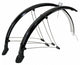 spatbordenset 28 inch 45 mm kunststof zwart