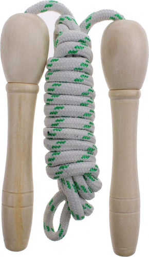 Jonotoys springtouw met houten klossen lengte 210 cm