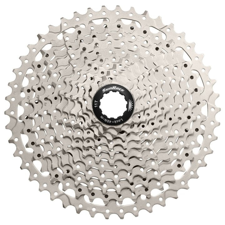 Load image into Gallery viewer, SunRace csms8 cassette 11 speed 11-46t. zilver in box
