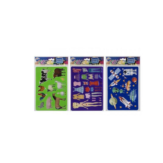Grafix tekensjablonen stencils pak a 2 stuks 32x21,5cm