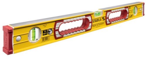 Stabila waterpas, 196-2 + handgrepen 2v1h 100cm - 15235