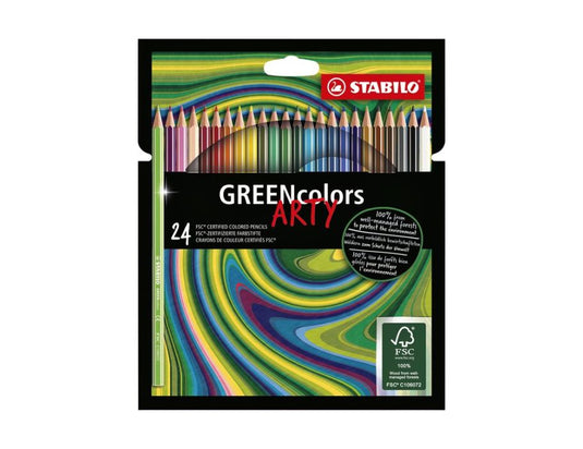 STABILO GREENcolors Kleurpotloden ARTY, 24st.