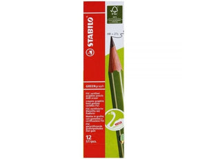 Stabilo greengraph hb potlood - fsc - 12 stuks