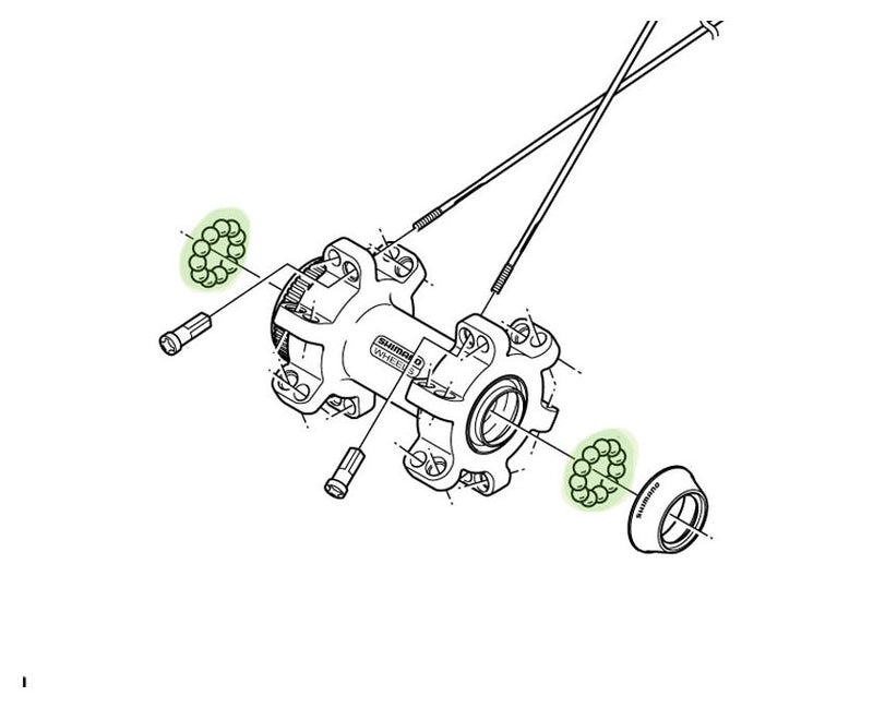 Load image into Gallery viewer, Shimano steel balls 1 4 (18 pieces)

