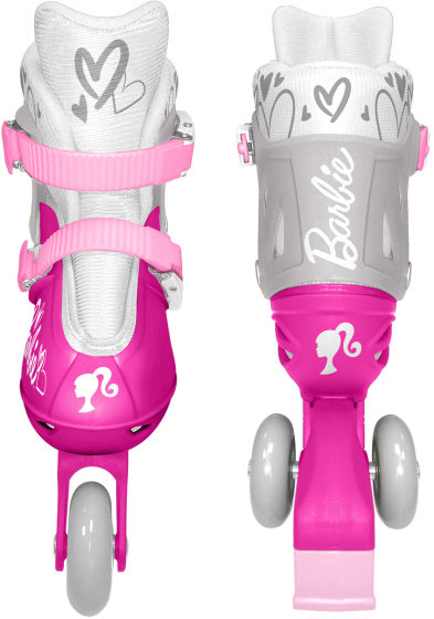 Load image into Gallery viewer, Mattel 2-in-1 Skates Hardboot Verstelbaar Roze Wit maat 27-30
