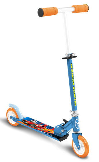 Load image into Gallery viewer, Mattel 2-wiel Kinderstep Opvouwbaar Voetrem Blauw
