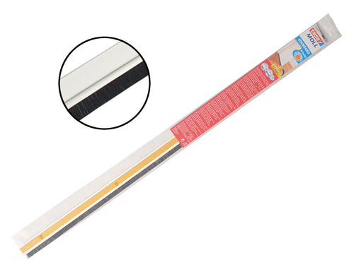 Tesa deurborstel effen vloer - 100 x 3.7 cm - wit