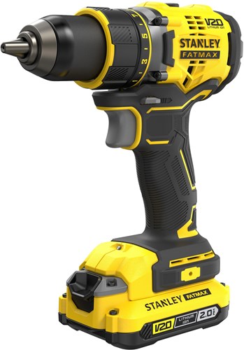 Stanley powertools stanley fatmax sfmcd720d2k v20 18v bl schroefboor | 2x 2.0ah - sfmcd720d2k-qw