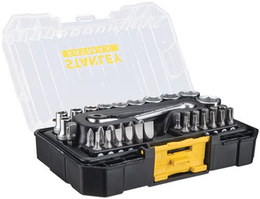 Stanley handgereedschap stanley fatmax pro-stack - dopsleutelset - 37-delige set - 1 4 aansluiting