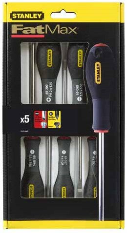 Stanley handgereedschap fatmax® 5-delige schroevendraaierset parallel phillips - 0-65-440
