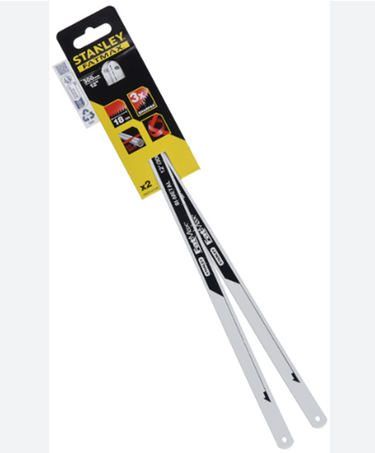 Stanley handgereedschap fatmax metaalzaagblad bimat 300mm 2 stuks 18t inch - fmht0-20194