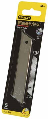 Stanley handgereedschap fatmax reserve afbreekmes 18mm (50 stuks) - 3-11-718
