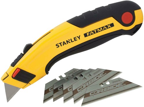 Load image into Gallery viewer, Stanley handgereedschap fatmax uitschuifbaar mes + 5 carbide reservemessen - 7-10-778
