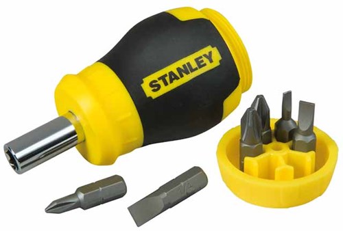 Load image into Gallery viewer, Stanley handgereedschap multibit stubby schroevendraaier - 0-66-357
