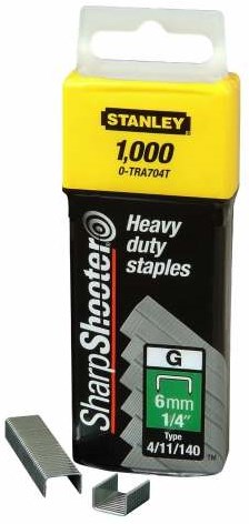 Stanley handgereedschap nieten 8mm type g - 1000 stuks - 1-tra705t