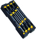 Stanley handgereedschap transmodule cushiongrip schroevendraaiers 8-delig - stmt1-74181 - stmt1-74181